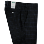 Load image into Gallery viewer, Grey Check Trousers Regular Leg
