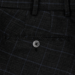 Load image into Gallery viewer, Grey Check Trousers Regular Leg
