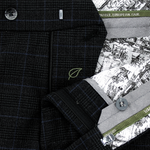 Load image into Gallery viewer, Grey Check Trousers Short Leg
