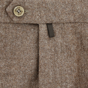 Meyer Exclusive Bonn Tweed Dress Brown Trousers Regular Leg