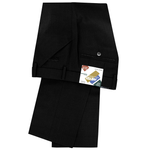 Load image into Gallery viewer, Meyer Textured Cotton Dress Trouser Black Long Leg
