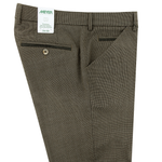 Load image into Gallery viewer, Mocha Textured Dress Trousers Short Leg
