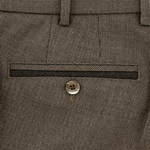 Load image into Gallery viewer, Mocha Textured Dress Trousers Regular Leg
