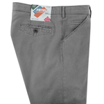 Load image into Gallery viewer, Meyer Luxury Micro Structure Grey Cotton Trouser Short Leg

