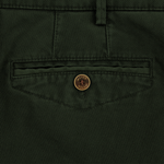 Load image into Gallery viewer, Meyer Luxury Micro Structure Cotton Trouser Green Short Leg
