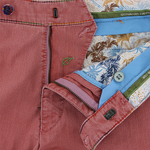 Load image into Gallery viewer, Berry Multi Stitching Trousers Short Leg
