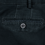 Load image into Gallery viewer, Navy Structured Cotton Trouser Short Leg
