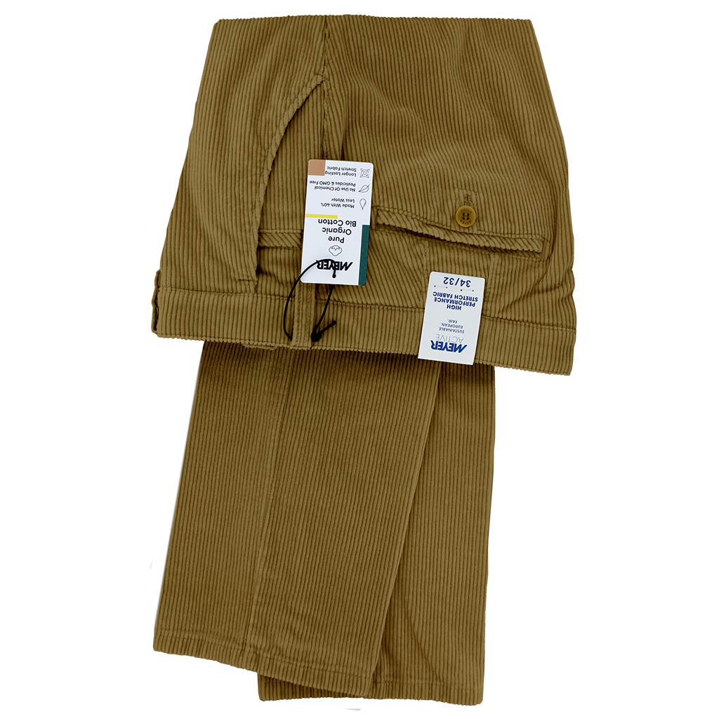 Corn Corduroy Trousers Short Leg