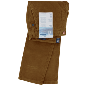 Meyer M5 Needle Corduroy Chino Camel Long Leg