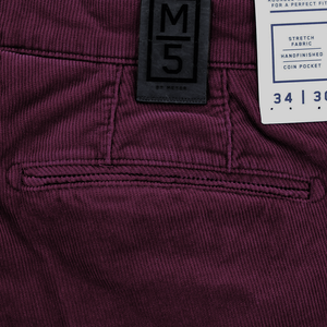 Meyer M5 Needle Corduroy Chino Damson Regular Leg