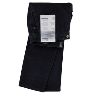 Meyer M5 Needle Corduroy Chino Navy Short Leg