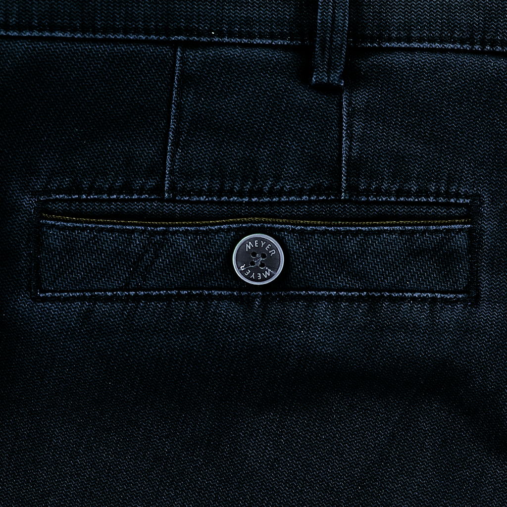 Navy Trim Pocket Trouser Regular Leg