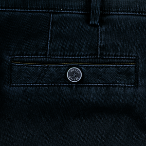 Navy Trim Pocket Trouser Regular Leg