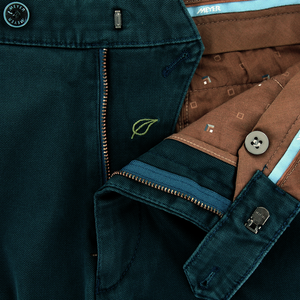 Teal Trim Pocket Trouser Regular Leg