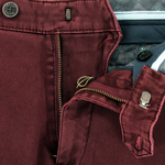Load image into Gallery viewer, Wine Trim Pocket Trouser Short Leg
