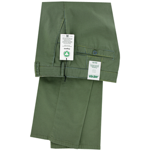 Olive Rainbow Stitch Trousers