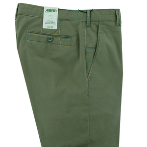 Olive Rainbow Stitch Trousers