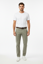Load image into Gallery viewer, Beige Winter Twill Rainbow Stitch Trousers
