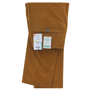 Tan Multi Stitch Trouser Regular Leg