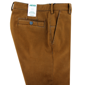 Tan Multi Stitch Trouser Regular Leg