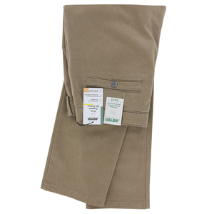 Taupe Multi Stitch Trouser Regular Leg