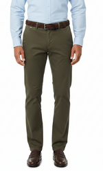 Load image into Gallery viewer, Brown Wave Texture Stretch Chinos

