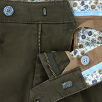 Load image into Gallery viewer, Brown Wave Texture Stretch Chinos
