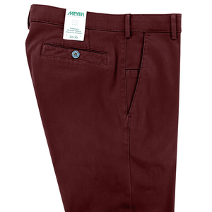 Red Wave Texture Stretch Chinos