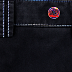 Load image into Gallery viewer, Navy Multi Stitching Trouser Regular Leg
