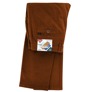 Meyer Flex Cotton Chino Oslo Ginger Regular Leg