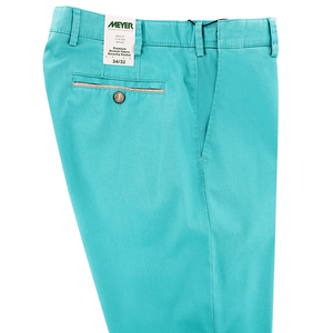 Aqua Chino Short Leg