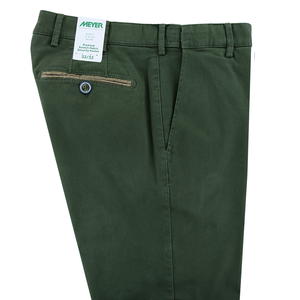 Green Stretch Waist Chino
