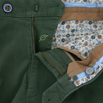 Load image into Gallery viewer, Green Stretch Waist Chino
