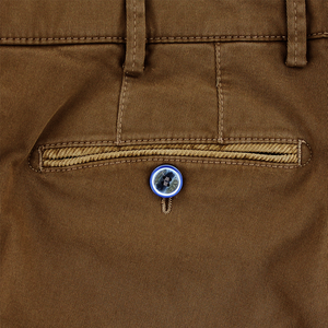 Tan Stretch Waist Chino