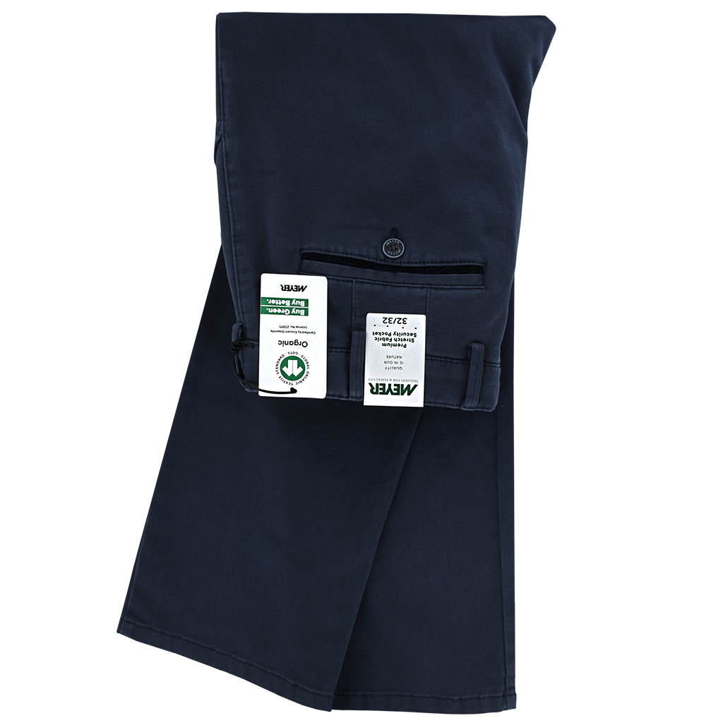Blue Trim Pocket Chino Regular Leg