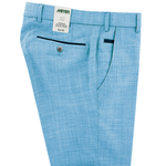 Load image into Gallery viewer, Blue Cooling Wool Linen Trousers
