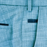 Load image into Gallery viewer, Blue Cooling Wool Linen Trousers
