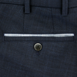 Load image into Gallery viewer, Navy Cooling Wool Linen Trousers
