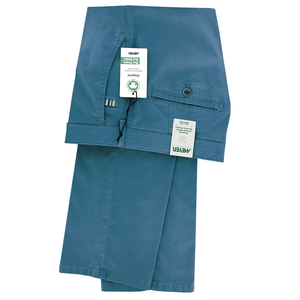 Blue Ultrasoft Twill Trousers