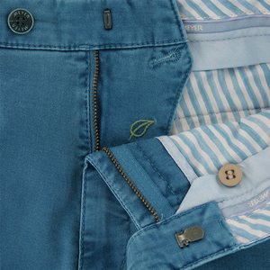 Blue Ultrasoft Twill Trousers