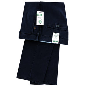 Navy Ultrasoft Twill Trousers