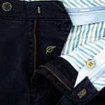 Load image into Gallery viewer, Navy Cotton Trtousers
