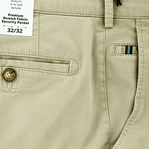 Beige Ultrasoft Twill Trousers