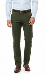Load image into Gallery viewer, Green Exclusive Twill Roma Trousers
