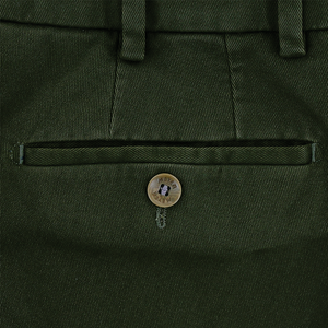 Green Exclusive Twill Roma Trousers