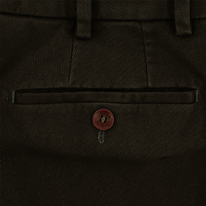 Brown Exclusive Twill Roma Trousers