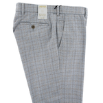 Load image into Gallery viewer, Grey Check Trousers Regular Leg
