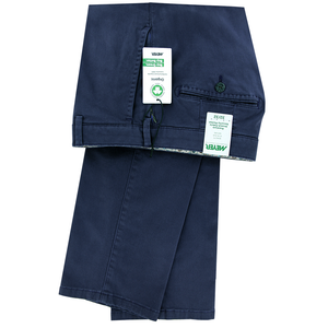 Blue Silverstone Stretch Twill Chino