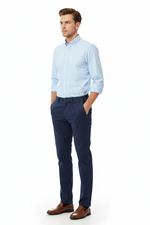 Load image into Gallery viewer, Blue Silverstone Stretch Twill Chino
