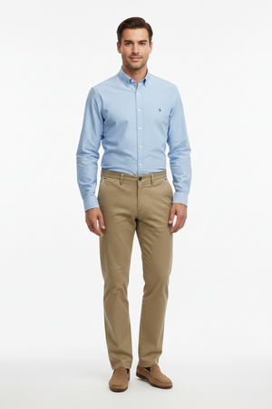 Tan Silverstone Stretch Twill Chino